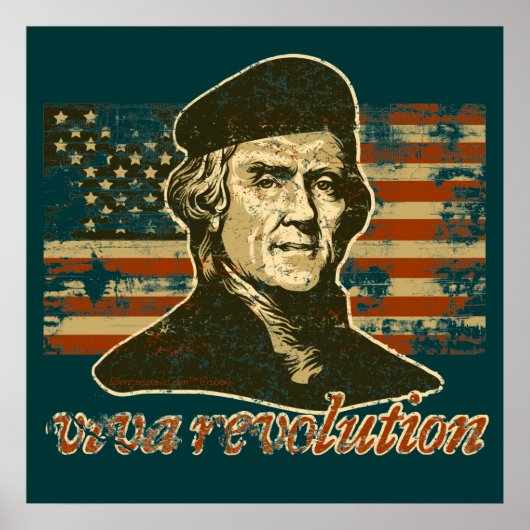 Viva Revolution Jefferson Poster (Voorkant)