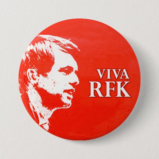 Viva RFK Ronde Button 7,6 Cm (Voorkant)