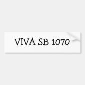 VIVA SB 1070 BUMPERSTICKER (Voorkant)