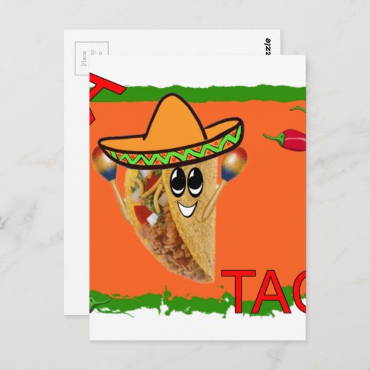 VIVA TACO BRIEFKAART (Voorkant / Achterkant)