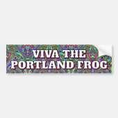 Viva The Portland Frog Bumpersticker (Voorkant)