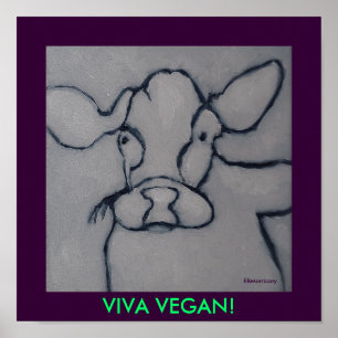 VIVA VEGAN! - AFDRUKKEN POSTER