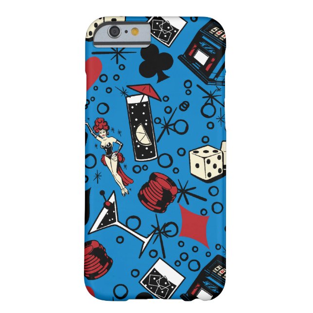 Viva Vegas Casino Retro Gambling Design Case-Mate iPhone Case (Achterkant)
