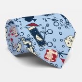 Viva Vegas Casino Retro Gambling Design Stropdas (Opgerold)