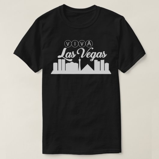 Viva Vegas Welkom in Vegas Showtime Vacation Souv T-shirt (Design voorkant)