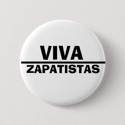 Viva Zapatistas Ronde Button 5,7 Cm (Voorkant)