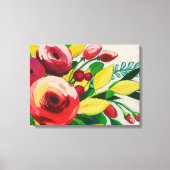 Vivacious Blooms Canvas Afdruk (Voorkant)
