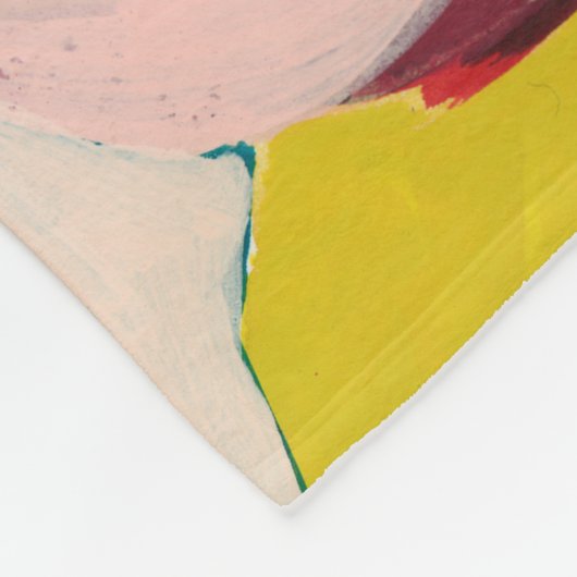 Vivacious Blooms Fleece Deken (Hoek)