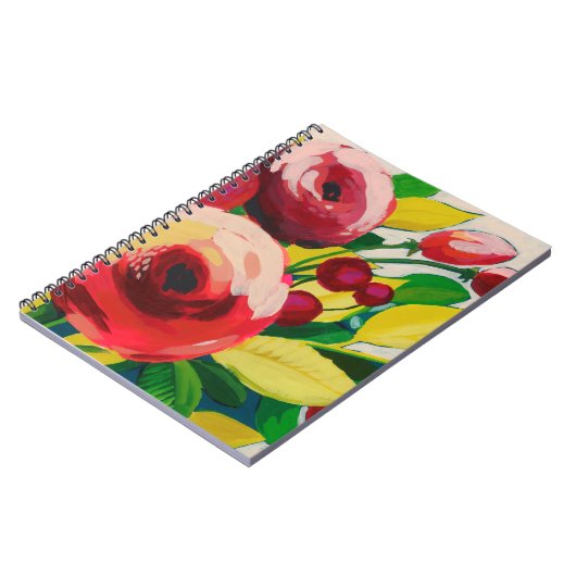 Vivacious Blooms Notitieboek (Linkerzijde)