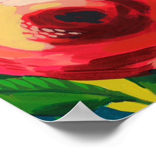 Vivacious Blooms Poster (Hoek)