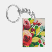 Vivacious Blooms Sleutelhanger (Voorkant Links)