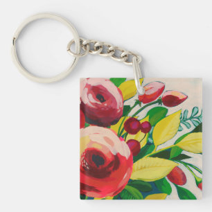 Vivacious Blooms Sleutelhanger