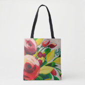 Vivacious Blooms Tote Bag (Voorkant)