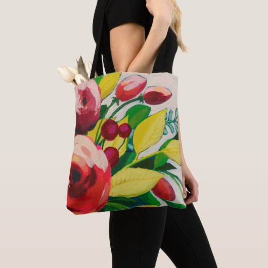 Vivacious Blooms Tote Bag (Dichtbij)