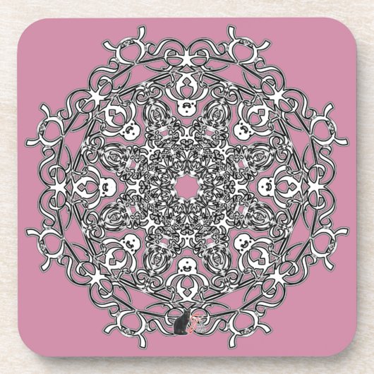 Vivacious Octa Glyph Dawn Onderzetter (Voorkant)