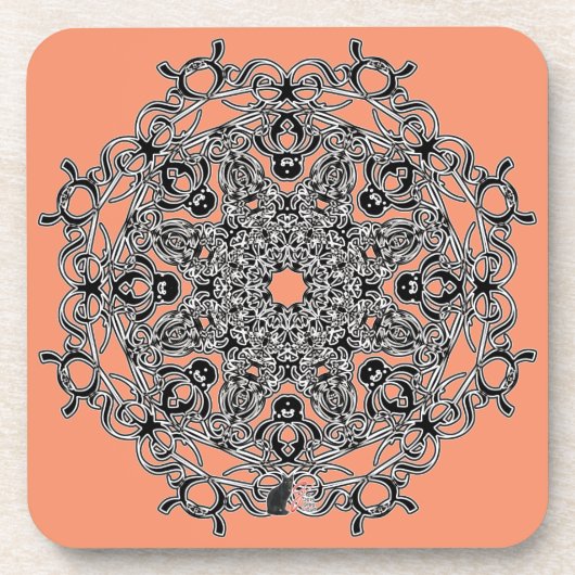 Vivacious Octa Glyph Dusk Onderzetter (Voorkant)