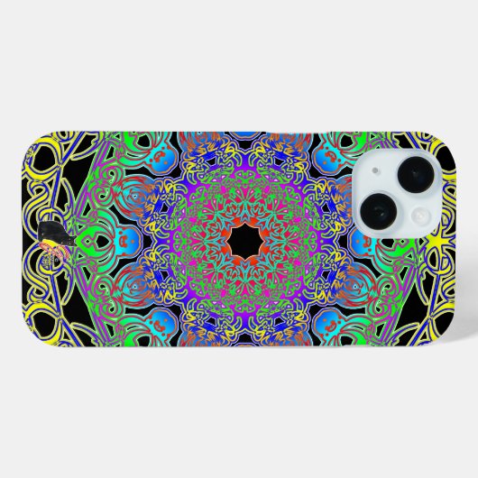 Vivacious Spectra Glyph Hoesje-Mate iPhone Case (Achterkant (horizontaal))
