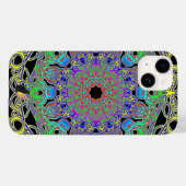 Vivacious Spectra Glyph Hoesje-Mate iPhone Case (Achterkant (horizontaal))