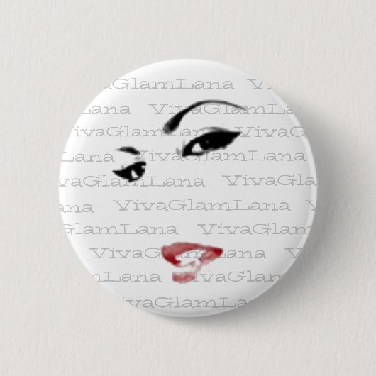 VivaGlamLana-gezichtsknop Ronde Button 5,7 Cm (Voorkant)