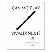 Vivaldi Next? Recorder groot Rubberstempel (Afrduk)