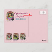 Vivalhert Funny deer Fawn Animal Composer Vivaldi Briefkaart (Achterkant)