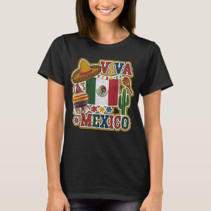VIVAN MEXICO Spaans erfgoed en Mexicaanse cultuur T-shirt