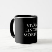 Vivant Linguae Mortuae Mok (Voorkant links)