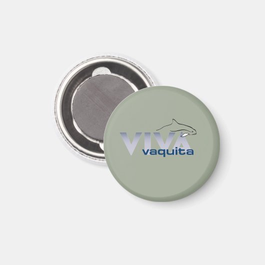 ¡VivaVaquita Pin! Magneet (Voorkant / Achterkant)