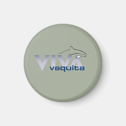 ¡VivaVaquita Pin! Magneet (Voorkant)