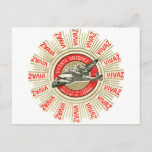 VIVAZ-vliegtuig Briefkaart