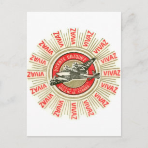 VIVAZ-vliegtuig Briefkaart