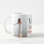 "Vive Cada Momento" 2 aangepaste foto's Inspireren Koffiemok (Links)