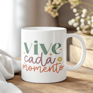 "Vive Cada Momento" Inspirerend quote Koffiemok