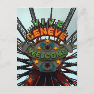 vive geneve sign briefkaart