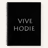 Vive hodie notitieboek (Voorkant)
