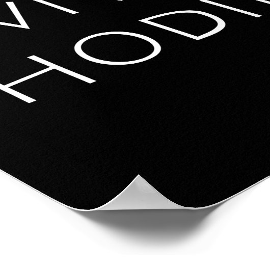 Vive hodie poster (Hoek)