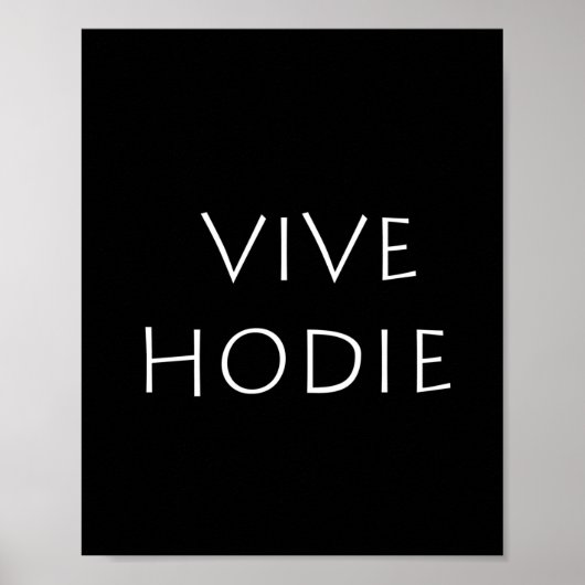 Vive hodie poster (Voorkant)