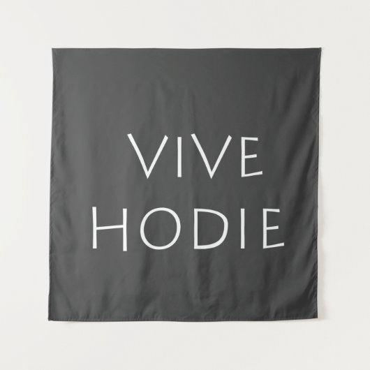 Vive hodie wandkleed (Voorkant)