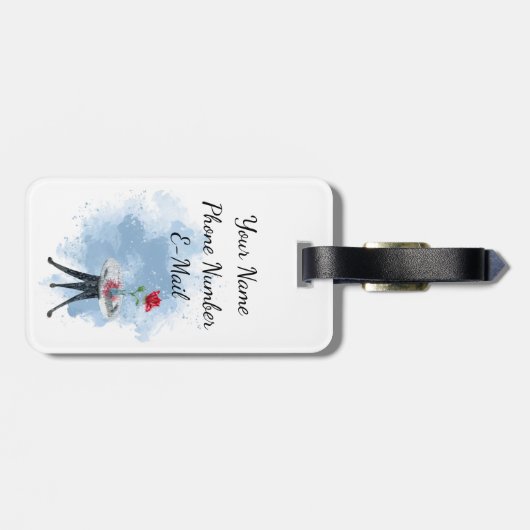 Vive la France AcrylBagagelabel Bagagelabel (Achterkant horizontaal)