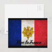 Vive la France Briefkaart (Voorkant / Achterkant)