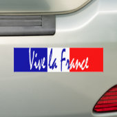 Vive La France - Bumpersticker van de Franse patri (Op auto)