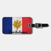 Vive La France Flag Bagagelabel (Voorkant horizontaal)