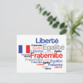 Vive La France Francofiel's Briefkaart (Staand voorkant)