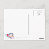 Vive La France Francofiel's Briefkaart (Achterkant)