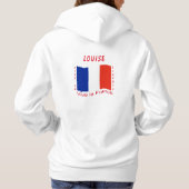 Vive la France (Frankrijk) Hoodie (Achterkant)