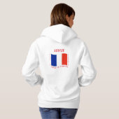Vive la France (Frankrijk) Hoodie (Achterkant volledig)