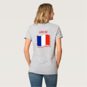 Vive la France (Frankrijk) T-shirt (Achterkant volledig)