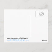 VIVE LA FRANCE Franse vlag grappige cartoon Briefkaart (Achterkant)