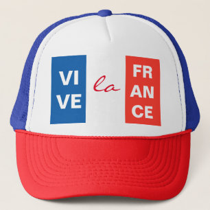 Vive La France Franse vlag Trucker Pet