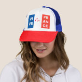 Vive La France Franse vlag  Trucker Pet (In situ)